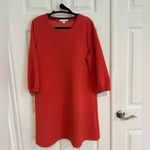 Free Assembly Red Long Sleeve Dress
